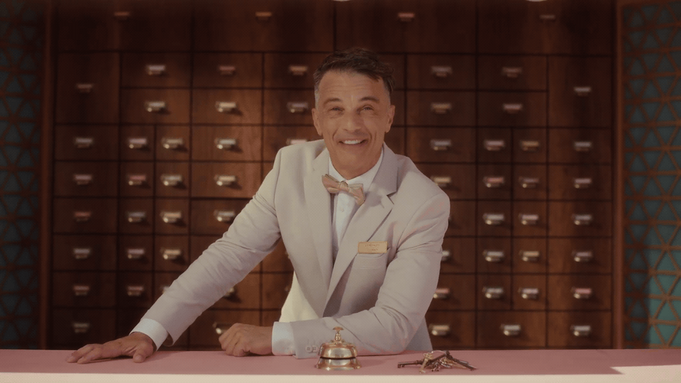 Lorenzo Patane as the Attendant in the closing moments of the film